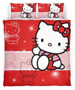Housse De Couette Hello Kitty 05 Parure de lit Ensemble De Literie