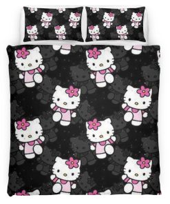 Housse De Couette Hello Kitty 06 Parure de lit Ensemble De Literie
