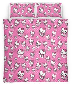Housse De Couette Hello Kitty 07 Parure de lit Ensemble De Literie