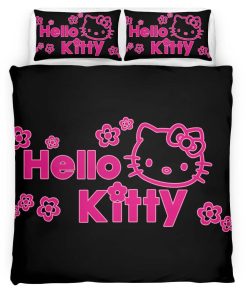 Housse De Couette Hello Kitty 09 Parure de lit Ensemble De Literie