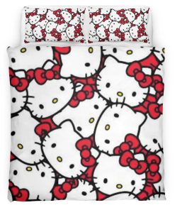 Housse De Couette Hello Kitty 12 Parure de lit Ensemble De Literie