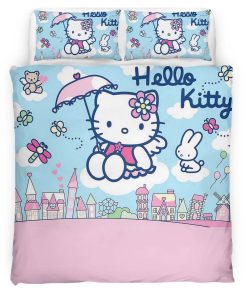 Housse De Couette Hello Kitty Kuromi 05 Parure de lit Ensemble De Literie