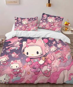 Alternative view of Housse De Couette Hello Kitty Rose 04 Parure de lit Ensemble De Literie