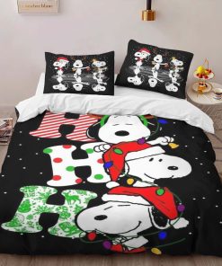 Alternative view of Housse De Couette Snoopy Ho Ho Ho Parure de lit Ensemble De Literie