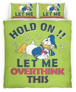 Housse De Couette Donald Duck « Hold on Let me Overthink This » Parure de lit Ensemble De Literie