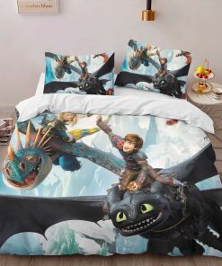 Alternative view of Housse De Couette Dragons Personnages 01 Parure de lit Ensemble De Literie