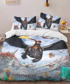 Alternative view of Housse De Couette Dragons Tous les personnages Parure de lit Ensemble De Literie