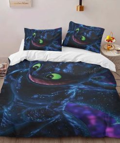 Alternative view of Housse De Couette Dragons Krokmou Parure de lit Ensemble De Literie