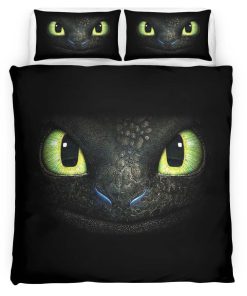 Housse De Couette Dragons Krokmou 2 Parure de lit Ensemble De Literie