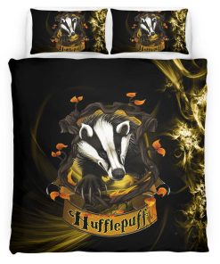 Housse De Couette Poufsouffle Harry Potter 4 Parure de lit Ensemble De Literie
