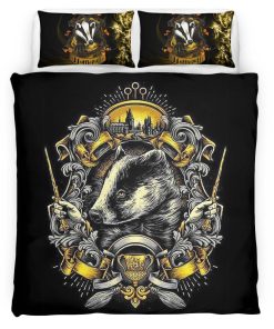 Housse De Couette Poufsouffle Harry Potter 5 Parure de lit Ensemble De Literie