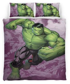 Housse De Couette Hulk Avengers Marvel 1001 Parure de lit Ensemble De Literie