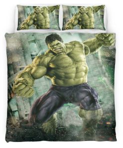 Housse De Couette Hulk Avengers Marvel 1002 Parure de lit Ensemble De Literie