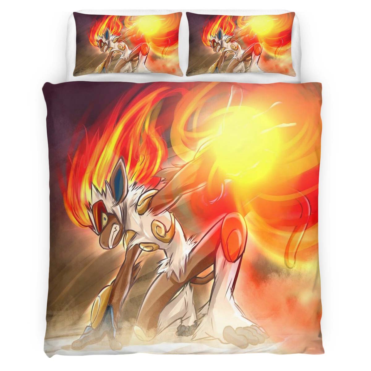 Housse De Couette Simiabraz Pokémon 2 Parure de lit Ensemble De Literie