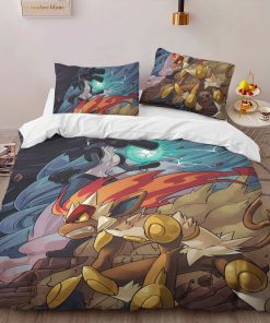 Alternative view of Housse De Couette Simiabraz contre Méga-Lucario 2 Parure de lit Ensemble De Literie