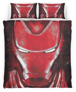 Housse De Couette Iron Man Avengers Marvel 1004 Parure de lit Ensemble De Literie