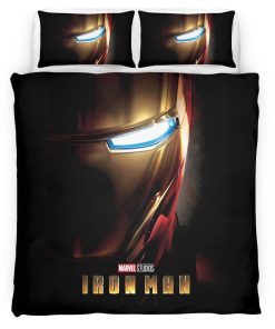 Housse De Couette Iron Man Avengers Marvel 1005 Parure de lit Ensemble De Literie