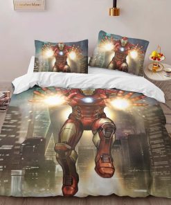 Alternative view of Housse De Couette Iron Man Avengers Marvel 1008 Parure de lit Ensemble De Literie