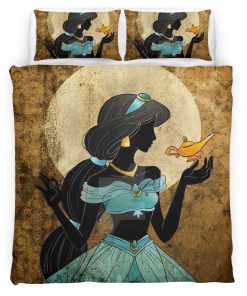 Housse De Couette Jasmine Princesse Aladdin 02 Parure de lit Ensemble De Literie