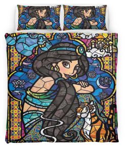 Housse De Couette Jasmine Princesse Aladdin 03 Parure de lit Ensemble De Literie