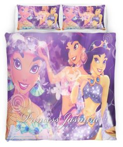 Housse De Couette Jasmine Princesse Aladdin 07 Parure de lit Ensemble De Literie