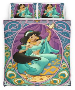 Housse De Couette Jasmine Princesse Aladdin 10 Parure de lit Ensemble De Literie