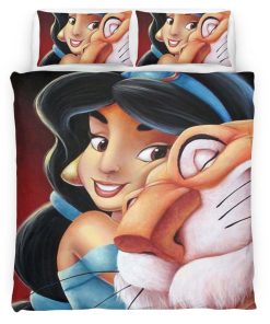 Housse De Couette Jasmine et Rajah – Aladdin 02 Parure de lit Ensemble De Literie