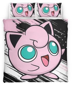 Housse De Couette Rondoudou Pokémon 2 Parure de lit Ensemble De Literie