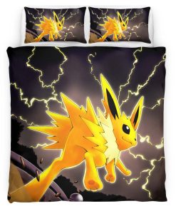 Housse De Couette Voltali Pokémon 2 Parure de lit Ensemble De Literie