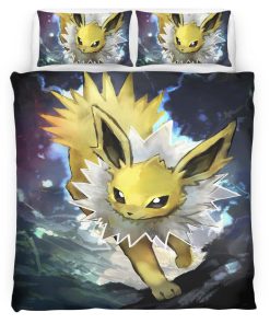 Housse De Couette Voltali Pokémon Parure de lit Ensemble De Literie