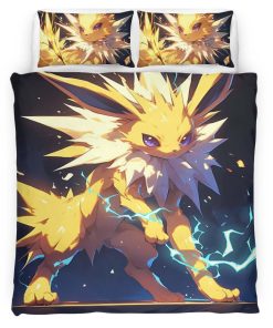 Housse De Couette Voltali Pokémon 5 Parure de lit Ensemble De Literie