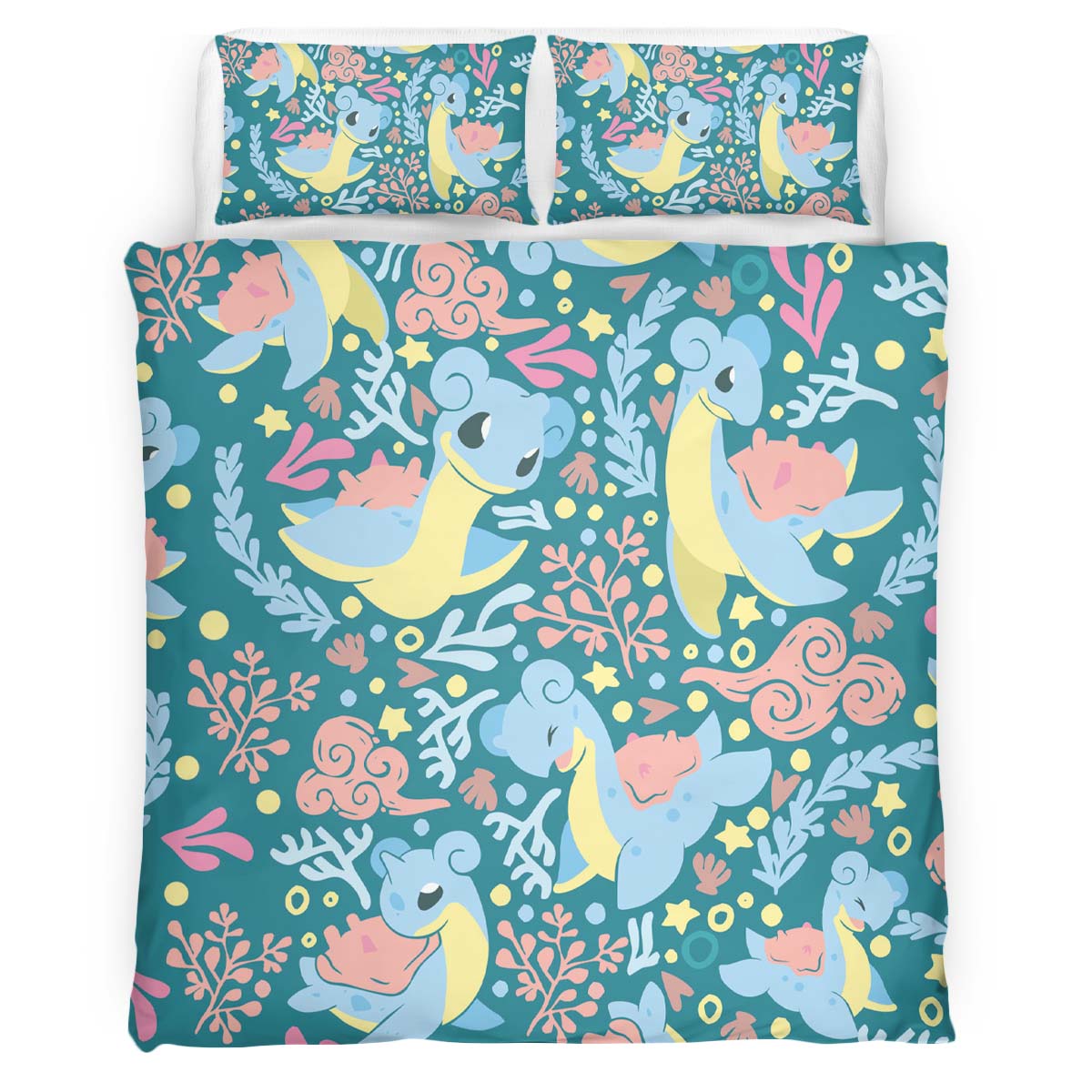 Housse De Couette Lokhlass Pokémon Parure de lit Ensemble De Literie