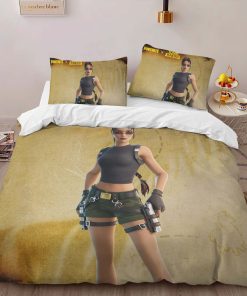Alternative view of Housse De Couette Lara Croft Tomb Raider Fortnite Parure de lit Ensemble De Literie