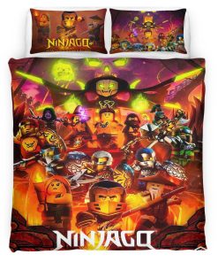 Housse De Couette Ninjago Maître de la Montagne 2 Parure de lit Ensemble De Literie