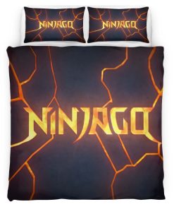 Housse De Couette Logo Ninjago Maître de la Montagne Parure de lit Ensemble De Literie