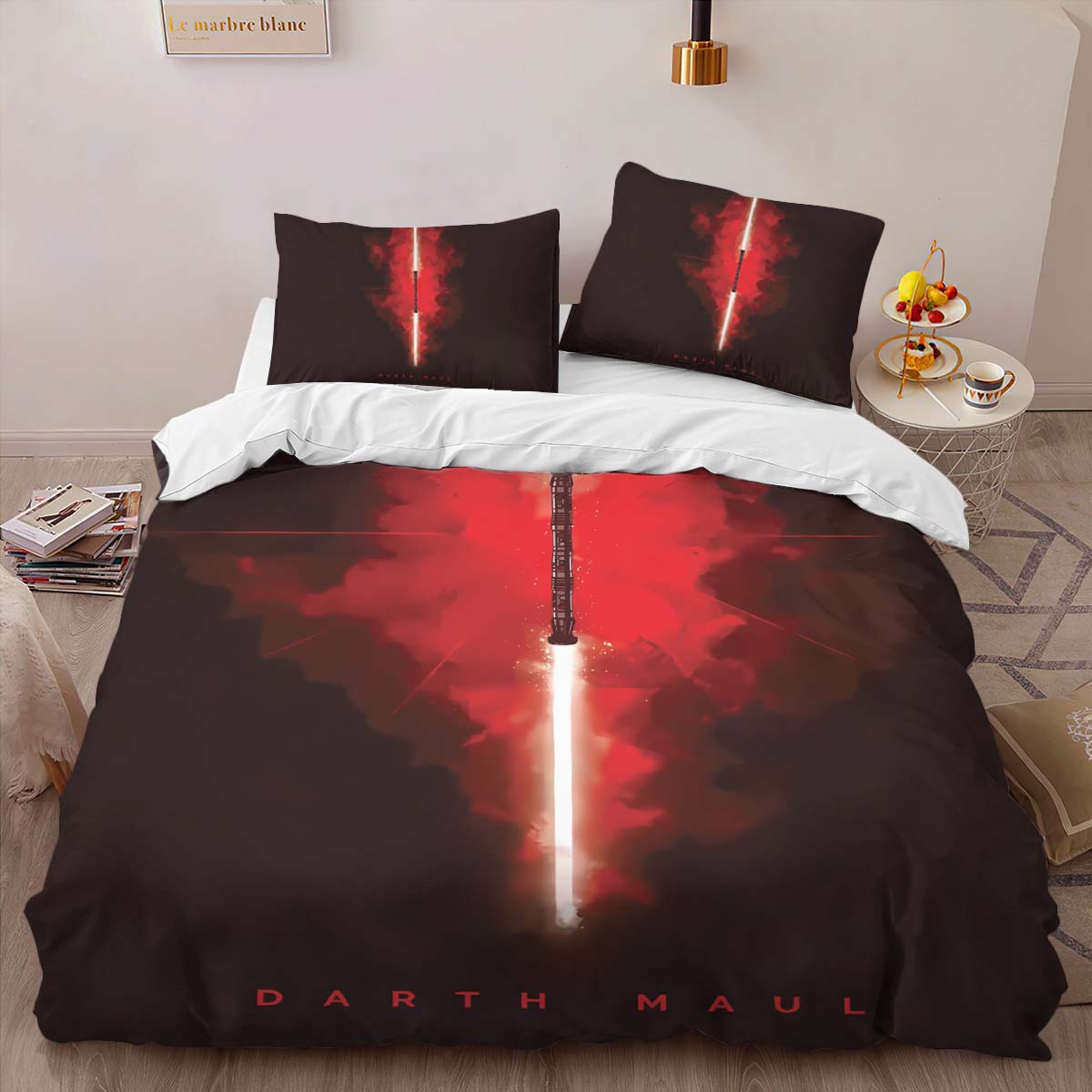 Housse De Couette Sabre Laser Dark Maul Star Wars Parure de lit Ensemble De Literie – Image 2