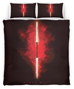 Housse De Couette Sabre Laser Dark Maul Star Wars Parure de lit Ensemble De Literie