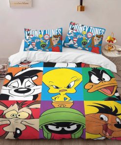 Alternative view of Housse De Couette Looney Tunes Tous les personnages 02 Parure de lit Ensemble De Literie