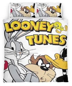 Housse De Couette Looney Tunes Tous les personnages 12 Parure de lit Ensemble De Literie