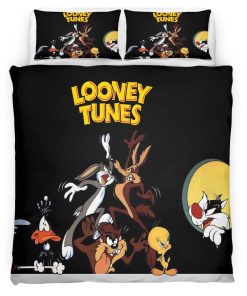 Housse De Couette Looney Tunes Tous les personnages 13 Parure de lit Ensemble De Literie