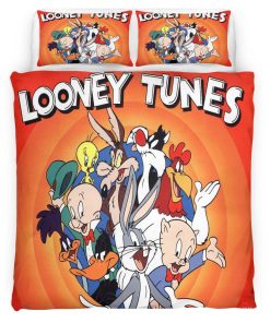 Housse De Couette Looney Tunes Tous les personnages 15 Parure de lit Ensemble De Literie