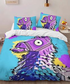 Alternative view of Housse De Couette Lama de Butin Fortnite 2 Parure de lit Ensemble De Literie