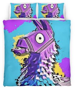 Housse De Couette Lama de Butin Fortnite 2 Parure de lit Ensemble De Literie