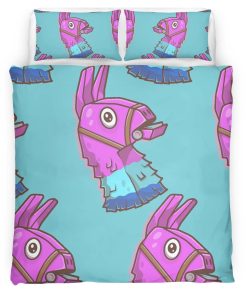 Housse De Couette Lama de Butin Fortnite 3 Parure de lit Ensemble De Literie