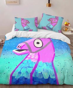Alternative view of Housse De Couette Lama de Butin Fortnite 5 Parure de lit Ensemble De Literie
