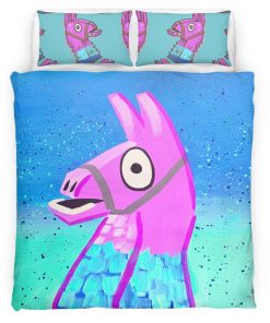 Housse De Couette Lama de Butin Fortnite 5 Parure de lit Ensemble De Literie