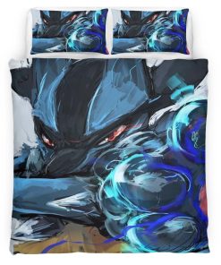 Housse De Couette Lucario Pokémon 10 Parure de lit Ensemble De Literie