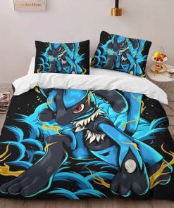 Alternative view of Housse De Couette Lucario Pokémon 4 Parure de lit Ensemble De Literie