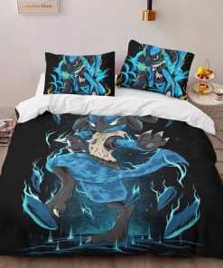 Alternative view of Housse De Couette Lucario Pokémon 5 Parure de lit Ensemble De Literie