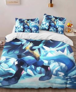 Alternative view of Housse De Couette Lucario Pokémon 8 Parure de lit Ensemble De Literie